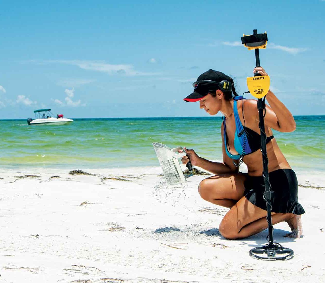 Metal Detector Garrett Ace 400i per spiagge